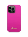 Kup Case Guess GUHCP14XSLSMF Apple iPhone 14 Pro Max fuchsia/hard case Silikon Vintage Gold Logo - GUE2037 - {ean13} - Sklep Home Screen