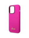 Kup Case Guess GUHCP14XSLSMF Apple iPhone 14 Pro Max fuchsia/hard case Silikon Vintage Gold Logo - GUE2037 - {ean13} - Sklep Home Screen