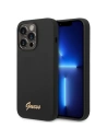 Etui Guess GUHCP14XSLSMK Apple iPhone 14 Pro Max fekete/black keménytok Szilikon Vintage Arany Logó