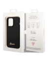 Kup Etui Guess GUHCP14XSLSMK Apple iPhone 14 Pro Max negru/black carcasă dură Silicon Vintage Gold Logo - GUE2038 - {ean13} - Sklep Home Screen