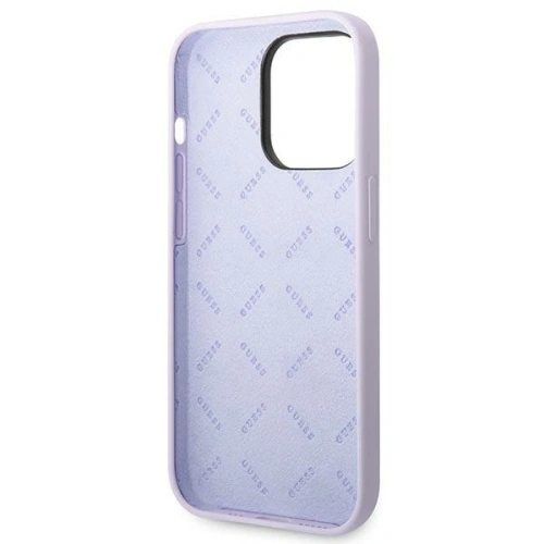 Kup Etui Guess GUHCP14XSLSMU Apple iPhone 14 Pro Max fioletowy/purple hard case Silicone Vintage Gold Logo - GUE2039 - {ean13} - Sklep Home Screen