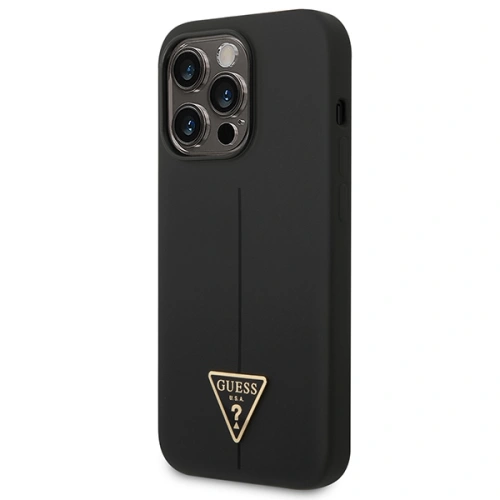 Kup Etui Guess GUHCP14XSLTGK Apple iPhone 14 Pro Max černý/black hardcase Silicone Triangle - GUE2040 - {ean13} - Sklep Home Screen