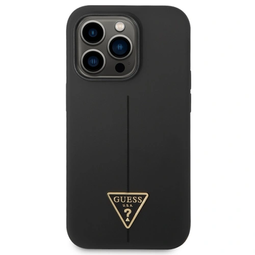 Kup Etui Guess GUHCP14XSLTGK Apple iPhone 14 Pro Max černý/black hardcase Silicone Triangle - GUE2040 - {ean13} - Sklep Home Screen