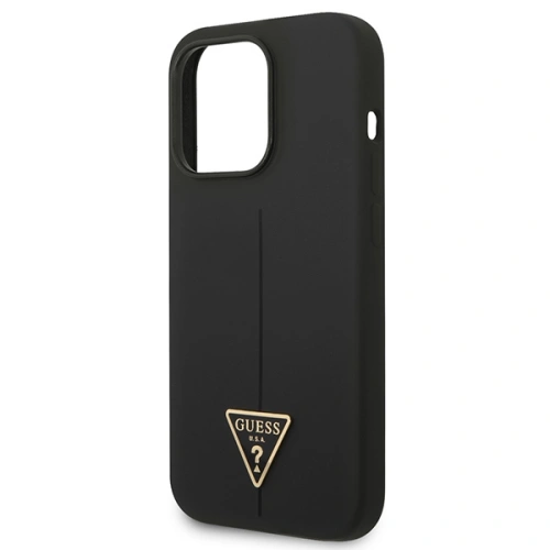 Kup Etui Guess GUHCP14XSLTGK Apple iPhone 14 Pro Max czarny/black hardcase Silicone Triangle - GUE2040 - {ean13} - Sklep Home Screen