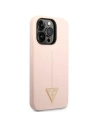 Kup Etui Guess GUHCP14XSLTGP Apple iPhone 14 Pro Max różowy/pink hardcase Silicone Triangle - GUE2041 - {ean13} - Sklep Home Screen