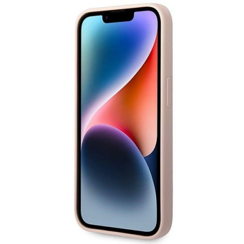 Kup Etui Guess GUHCP14XSLTGP Apple iPhone 14 Pro Max roz/roz hardcase Silicone Triangle - GUE2041 - {ean13} - Sklep Home Screen