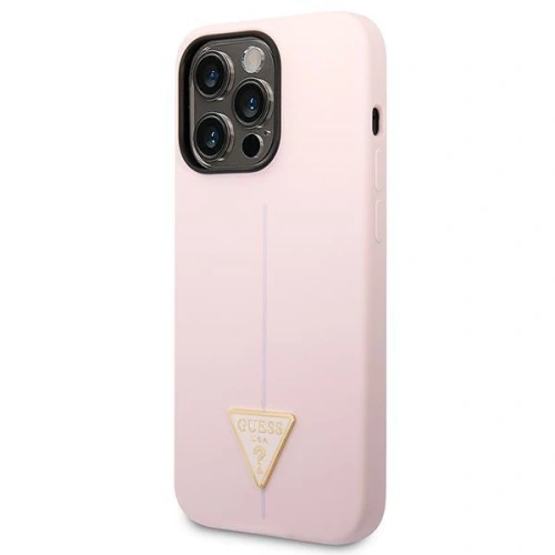 Kup Case Guess GUHCP14XSLTGU Apple iPhone 14 Pro Max lila/purple Hardcase Silikon Triangle - GUE2042 - {ean13} - Sklep Home Screen