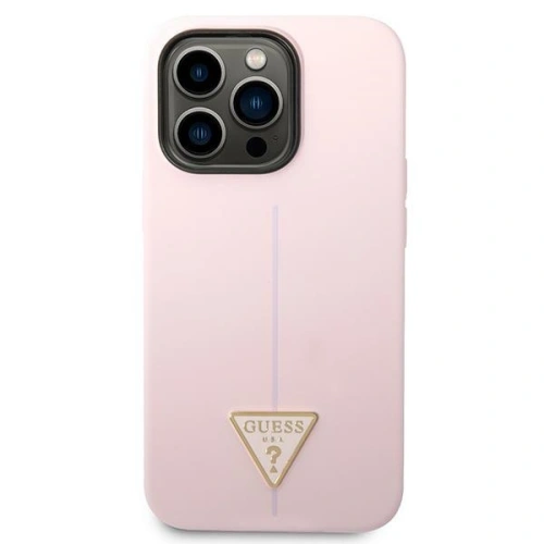 Kup Case Guess GUHCP14XSLTGU Apple iPhone 14 Pro Max lila/purple Hardcase Silikon Triangle - GUE2042 - {ean13} - Sklep Home Screen