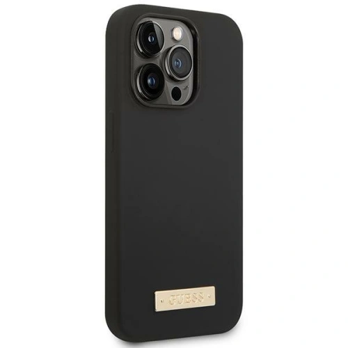 Kup Case Guess GUHMP14LSBPLK Apple iPhone 14 Pro schwarz/black Hartschale Silikon Logo-Platte MagSafe - GUE2043 - {ean13} - Sklep Home Screen