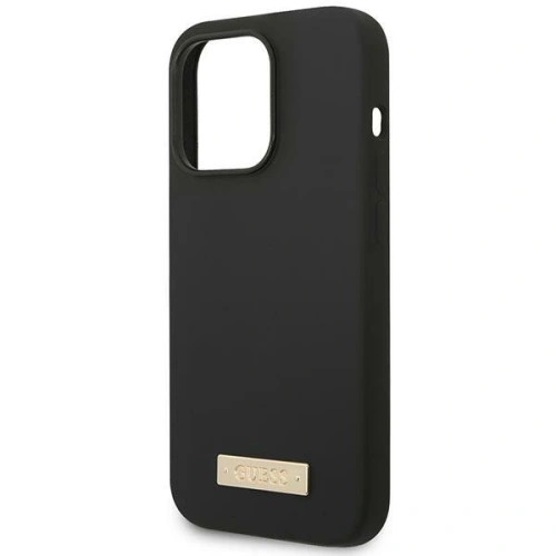 Kup Case Guess GUHMP14LSBPLK Apple iPhone 14 Pro schwarz/black Hartschale Silikon Logo-Platte MagSafe - GUE2043 - {ean13} - Sklep Home Screen