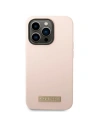Kup Etui Guess GUHMP14LSBPLP Apple iPhone 14 Pro różowy/pink hard case Silicone Logo Plate MagSafe - GUE2044 - {ean13} - Sklep Home Screen