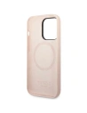 Kup Etui Guess GUHMP14LSBPLP Apple iPhone 14 Pro różowy/pink hard case Silicone Logo Plate MagSafe - GUE2044 - {ean13} - Sklep Home Screen