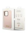Kup Etui Guess GUHMP14LSBPLP Apple iPhone 14 Pro różowy/pink hard case Silicone Logo Plate MagSafe - GUE2044 - {ean13} - Sklep Home Screen