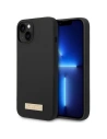Guess GUHMP14MSBPLK Apple iPhone 14 Plus / 15 Plus black hard case Silicone Logo Plate MagSafe