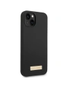 Buy Guess GUHMP14MSBPLK Apple iPhone 14 Plus / 15 Plus black hard case Silicone Logo Plate MagSafe - GUE2045 - {ean13} - Home Screen Store Europe