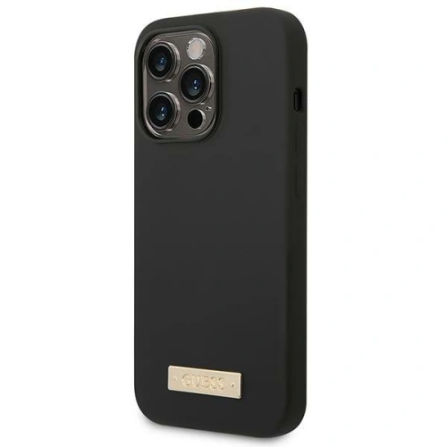 Kup Case Guess GUHMP14XSBPLK Apple iPhone 14 Pro Max schwarz/black Hartschale Silikon Logo Platte MagSafe - GUE2049 - {ean13} - Sklep Home Screen