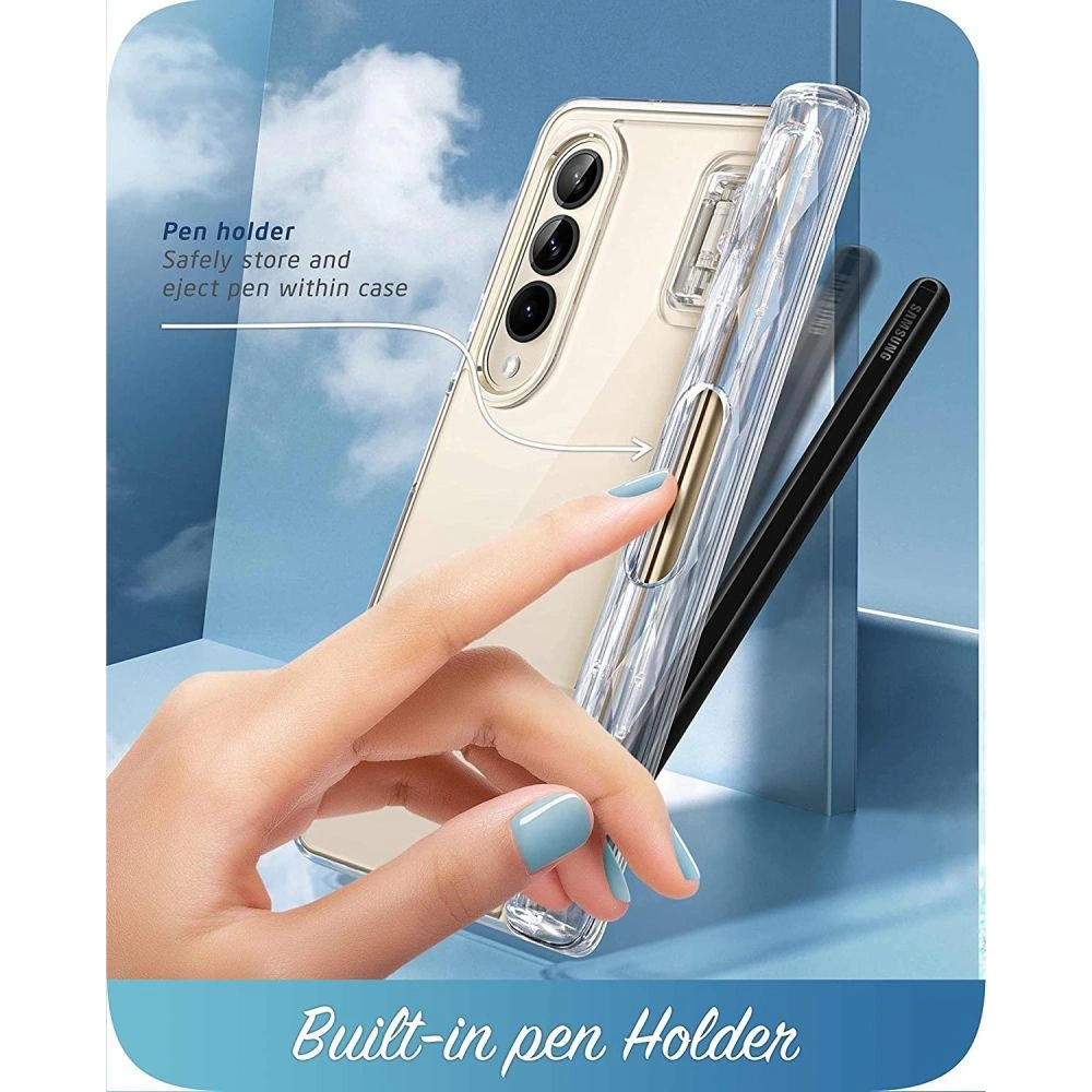 Etui Supcase Cosmo Pen Samsung Galaxy Z Fold 4 Clear