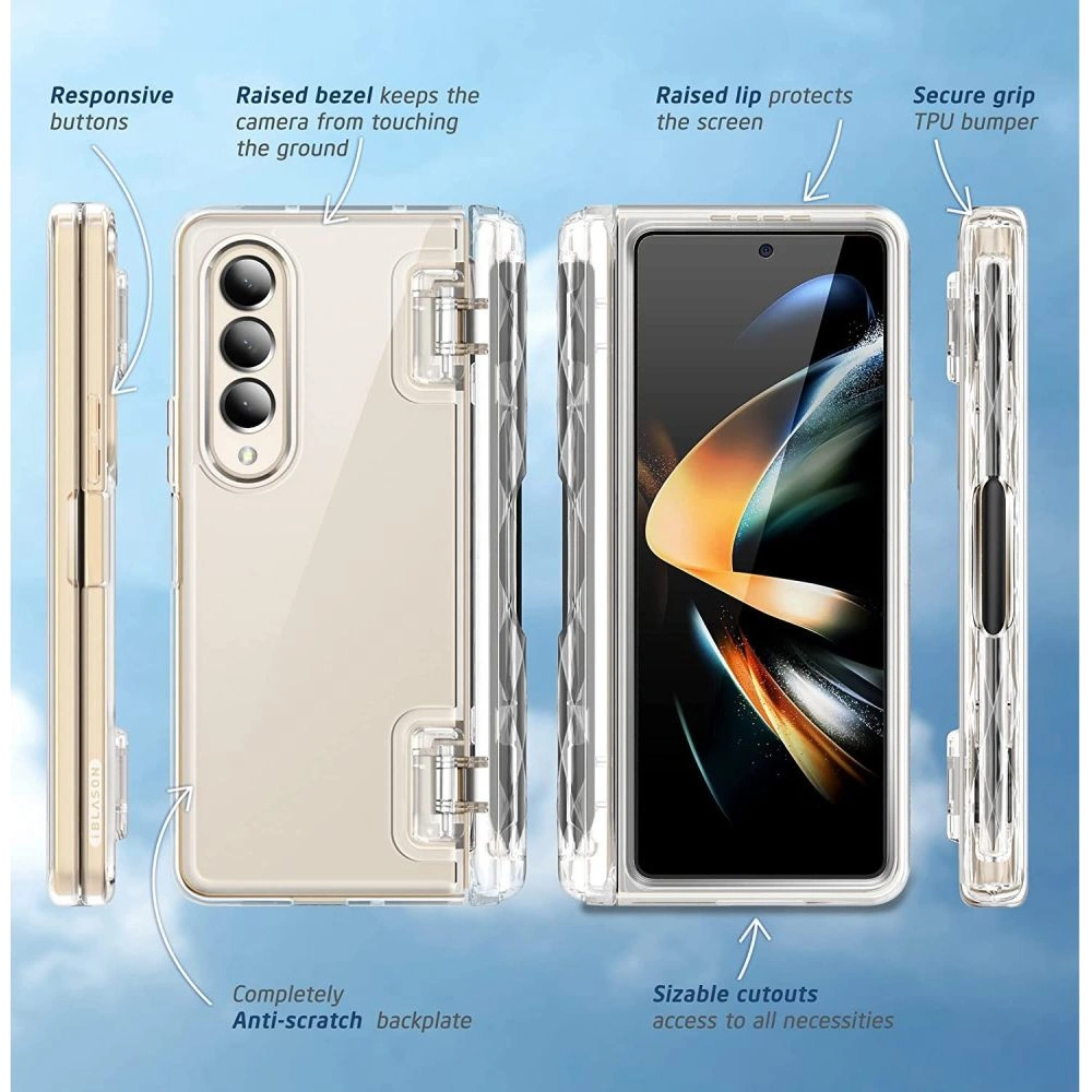 Etui Supcase Cosmo Pen Samsung Galaxy Z Fold 4 Clear