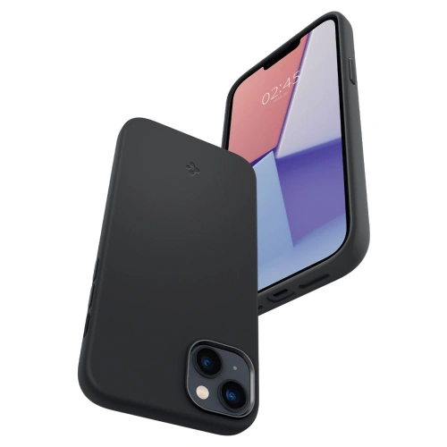 Kup Case Spigen Silicone Fit Mag MagSafe Apple iPhone 14 Schwarz - SPN2509 - {ean13} - Sklep Home Screen