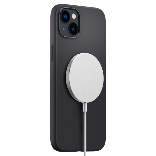 Kup Case Spigen Silicone Fit Mag MagSafe Apple iPhone 14 Schwarz - SPN2509 - {ean13} - Sklep Home Screen