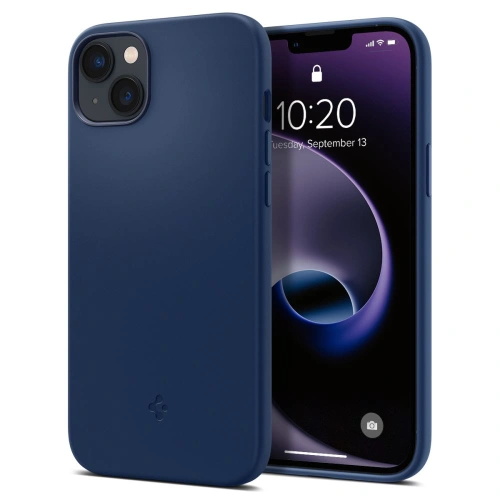 Kup Case Spigen Silicone Fit Mag MagSafe Apple iPhone 14 Marineblau - SPN2510 - {ean13} - Sklep Home Screen