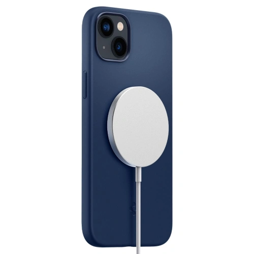 Kup Case Spigen Silicone Fit Mag MagSafe Apple iPhone 14 Marineblau - SPN2510 - {ean13} - Sklep Home Screen