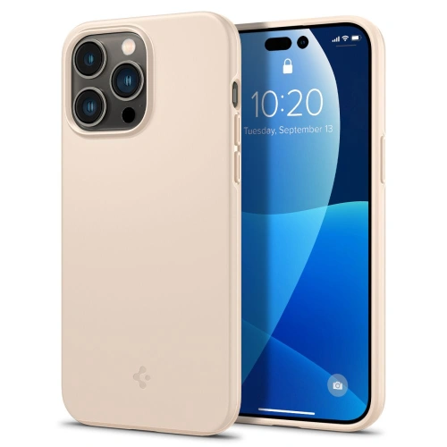 Kup Etui Spigen Thin Fit Apple iPhone 14 Pro Písečný béžový - SPN2512 - {ean13} - Sklep Home Screen