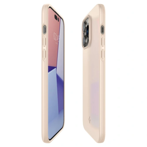 Kup Etui Spigen Thin Fit Apple iPhone 14 Pro Homokbézs - SPN2512 - {ean13} - Sklep Home Screen