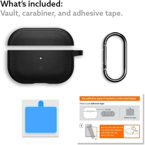 Buy aseology Vault Apple AirPods Pro 1 Matte Black - CSL082 - {ean13} - Home Screen Store Europe