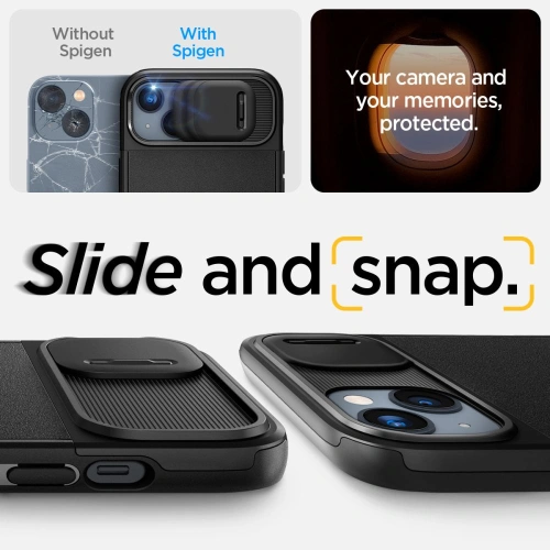 Kup Etui Spigen Optik Armor Mag MagSafe Apple iPhone 14 Plus / 15 Plus Černá - SPN2520 - {ean13} - Sklep Home Screen