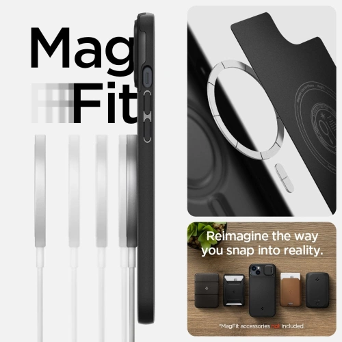 Buy Spigen Optik Armor Mag MagSafe Apple iPhone 14 Plus / 15 Plus Black - SPN2520 - {ean13} - Home Screen Store Europe
