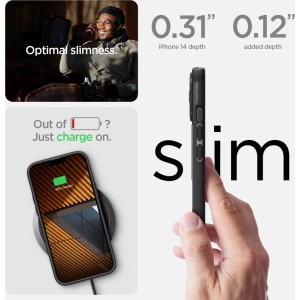 Etui Spigen Optik Armor Mag MagSafe Apple iPhone 14 Plus / 15 Plus Black
