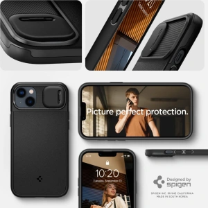 Etui Spigen Optik Armor Mag MagSafe Apple iPhone 14 Plus / 15 Plus Black