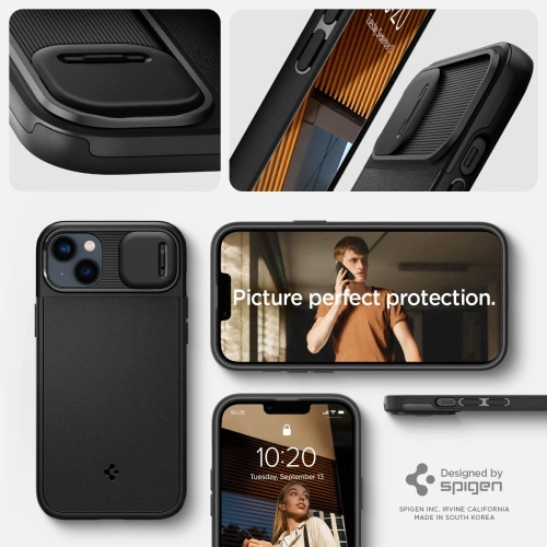 Buy Spigen Optik Armor Mag MagSafe Apple iPhone 14 Plus / 15 Plus Black - SPN2520 - {ean13} - Home Screen Store Europe