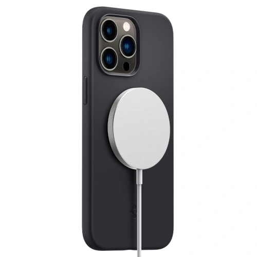 Kup Case Spigen Silicone Fit Mag Magsafe Apple iPhone 14 Pro Schwarz - SPN2521 - {ean13} - Sklep Home Screen