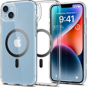 Etui Spigen Ultra Hybrid Mag MagSafe Apple iPhone 14 Plus / 15 Plus Carbon Fiber