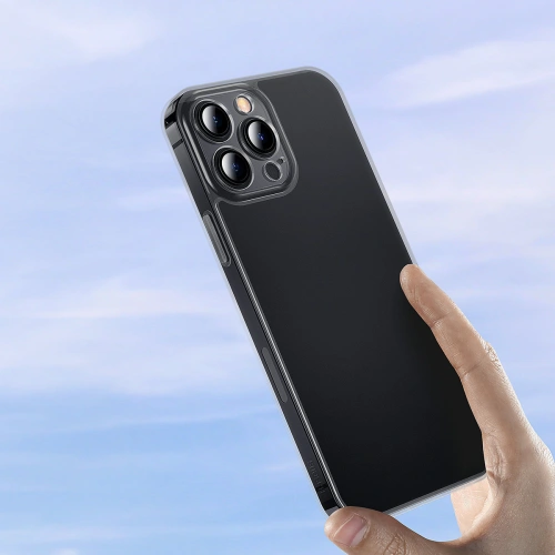 Buy Baseus Frosted Glass Case Apple iPhone 13 Pro Max black - BSU3541 - {ean13} - Home Screen Store Europe