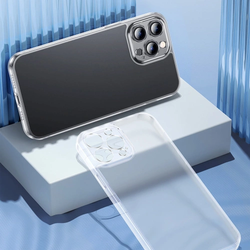 Kup Case Baseus Frosted Glass Case Apple iPhone 13 Pro Max schwarz - BSU3541 - {ean13} - Sklep Home Screen