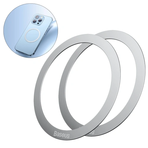 Kup Magnetischer Ring Baseus Halo Series silber [2 PACK] - BSU3543 - {ean13} - Sklep Home Screen