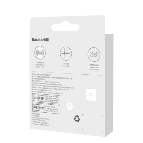 Kup Magnetischer Ring Baseus Halo Series silber [2 PACK] - BSU3543 - {ean13} - Sklep Home Screen