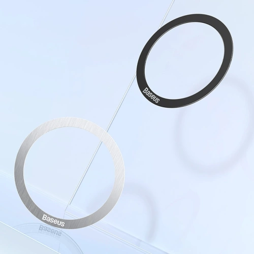 Kup Magnetyczny pierścień Baseus Halo Series srebrny [2 PACK] - BSU3543 - {ean13} - Sklep Home Screen