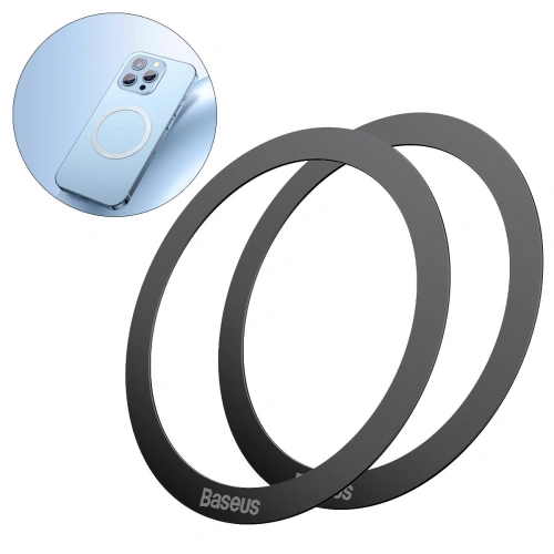 Kup Magneticul inel Baseus Halo Series negru [2 PACK] - BSU3544 - {ean13} - Sklep Home Screen