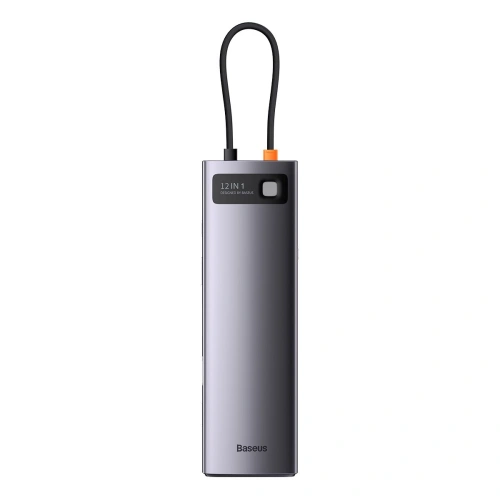 Kup HUB Baseus Metal Gleam USB-C 12w1 HDMI / DP / USB Tip C / minijack 3.5mm / RJ45 / SD - BSU3545 - {ean13} - Sklep Home Screen