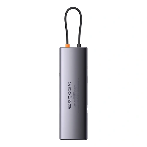 Kup HUB Baseus Metal Gleam USB-C 12w1 HDMI / DP / USB Tip C / minijack 3.5mm / RJ45 / SD - BSU3545 - {ean13} - Sklep Home Screen