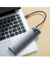 Kup HUB Baseus Metal Gleam USB-C 12w1 HDMI / DP / USB Tip C / minijack 3.5mm / RJ45 / SD - BSU3545 - {ean13} - Sklep Home Screen