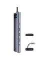 Kup HUB Baseus Metal Gleam USB-C 12w1 HDMI / DP / USB Tip C / minijack 3.5mm / RJ45 / SD - BSU3545 - {ean13} - Sklep Home Screen