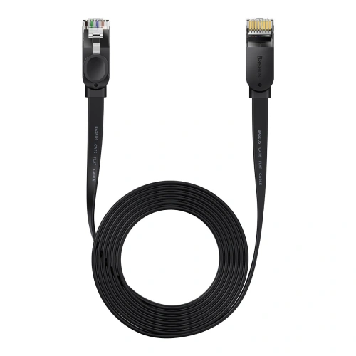 Kup Flaches Netzwerkkabel Baseus Speed Six RJ45 1000Mbps 10m schwarz - BSU3550 - {ean13} - Sklep Home Screen