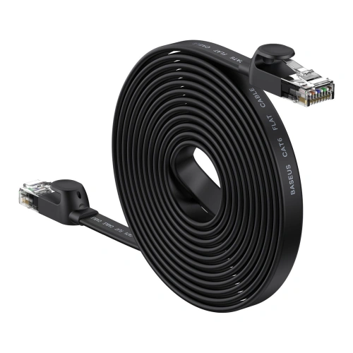 Kup Cablul de rețea plat Baseus Speed Six RJ45 1000Mbps 15m negru - BSU3551 - {ean13} - Sklep Home Screen