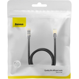 Kup Kabel sieciowy Baseus Speed Seven RJ45 10Gbps 1.5m czarny - BSU3552 - {ean13} - Sklep Home Screen