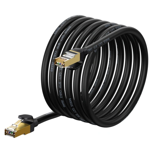 Kup Cablul de rețea Baseus Speed Seven RJ45 10Gbps 5m negru - BSU3554 - {ean13} - Sklep Home Screen